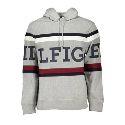 Tommy Hilfiger Man Sweatshirt Grey Size Xl Cotton In Gray