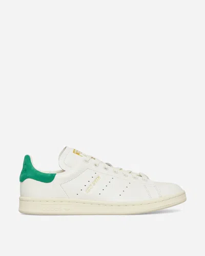 Adidas Originals Stan Smith Lux Sneakers In Cloud White/cream White/green