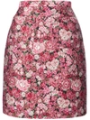 ADAM LIPPES Floral brocade mini skirt,DRYCLEANONLY