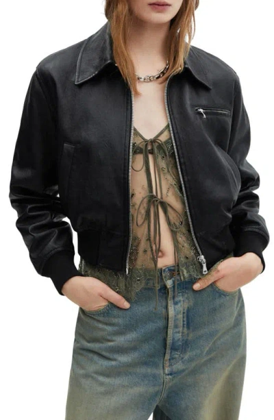 Mango Women's Vintage Leather-effect Jacket In Medium Bro