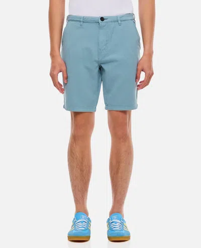Ps By Paul Smith Straight-leg Cotton Chino Shorts In Blue