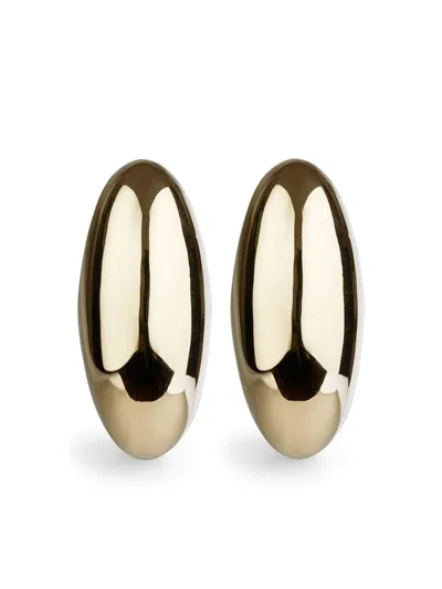 Otiumberg Pebble Stud Earrings In Gold