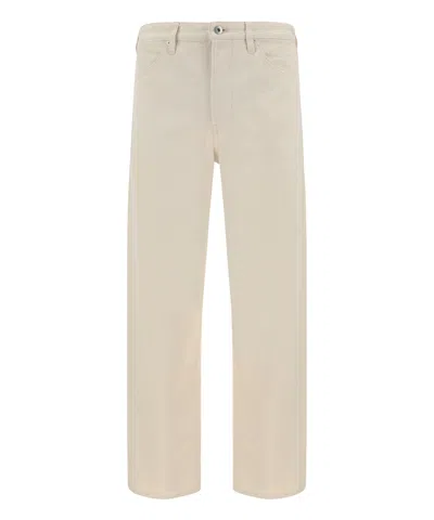 Jil Sander Regular-fit Denim Trousers In White
