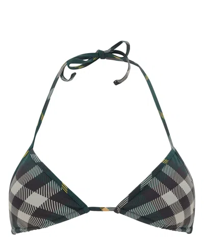 Burberry Swimsuit Top In Ivy Ip Check