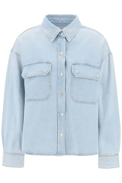 Agolde Blue Gwen Denim Shirt