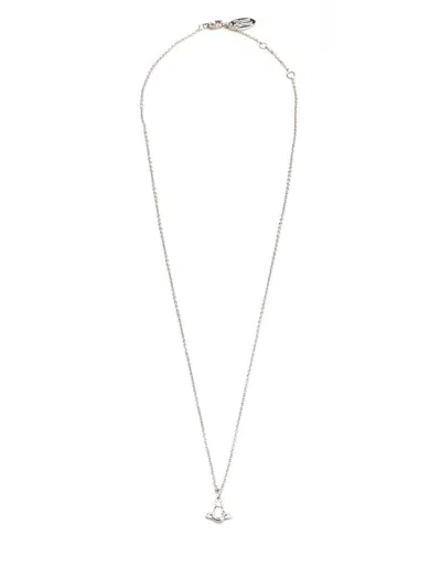 Vivienne Westwood Orb Pendant Necklace In Silver
