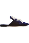 SANAYI313 STELLE EMBROIDERED VELVET SLIPPERS