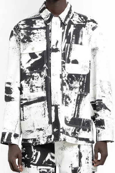 Alexander Mcqueen Jackets In Black&white