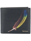PAUL SMITH FEATHER PRINT FOLD OUT WALLET,ATXC4833W9037912220628