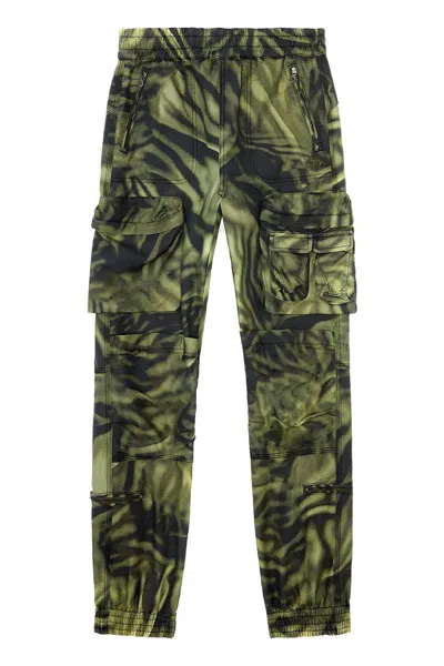 Diesel P-mirow Camouflage-print Trousers In Multicolor