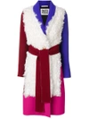 FAUSTO PUGLISI FAUSTO PUGLISI COLOUR BLOCK COAT - MULTICOLOUR,FPD4040PF0205C12313655