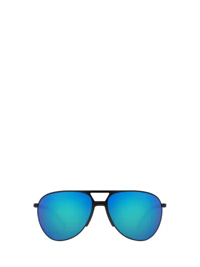 Prada Ps 51xs Matte Black Sunglasses In Blue