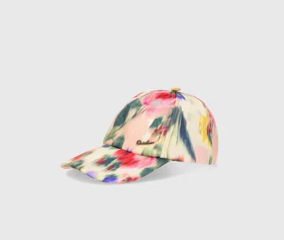 Borsalino Cardi Baseball Cap Floral Patterned In Multicolor