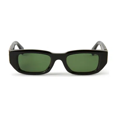 Off-white Oeri124 Fillmore 1055 Black Green Sunglasses In Nero