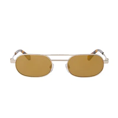 Off-white Vaiden Pilot-frame Sunglasses In Oro