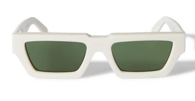 Off-white Manchester Square-frame Sunglasses In White