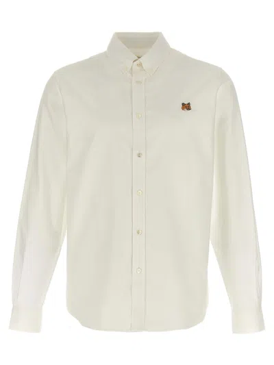 Maison Kitsuné 'mini Fox Head Classic' Shirt In White