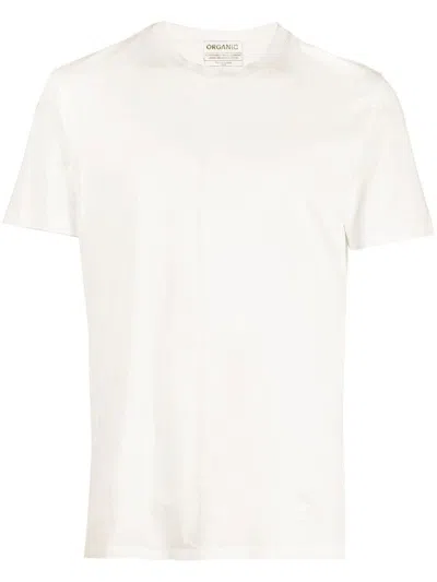 Maison Margiela Short-sleeve Crewneck Cotton T-shirt In White