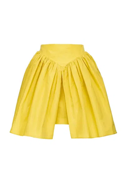 Pinko Skirts Yellow