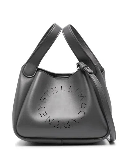 Stella Mccartney Logo Hand Bags In Grey