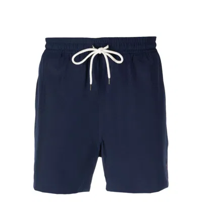 Ralph Lauren Nylon Swim Shorts In Blue