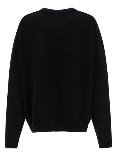 Alexander Wang "ny Apple" Sweater In Black