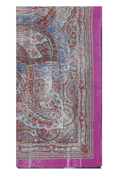 Faliero Sarti Nuria Printed Silk Scarf In Multicolor