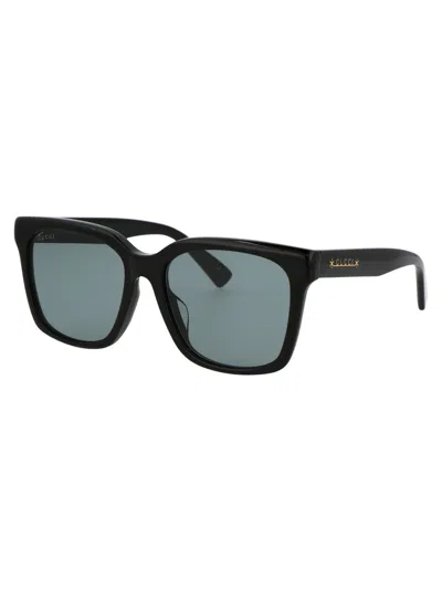 Gucci Sunglasses In 002 Black Black Smoke