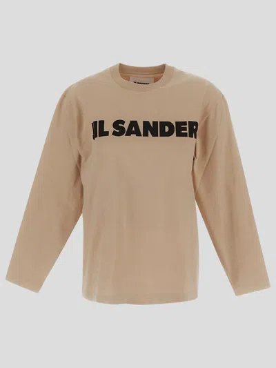 Jil Sander T-shirt In Dark Sand