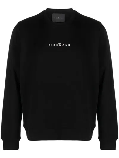 John Richmond Sweatshirt With Print In Black