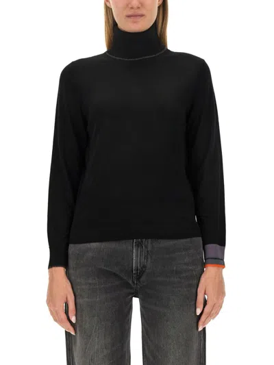 Ps By Paul Smith Ps Paul Smith Turtleneck Shirt In Black