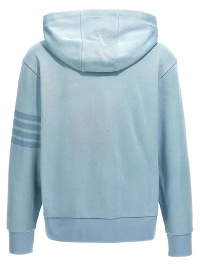 Thom Browne Light Blue Cotton Sweatshirt