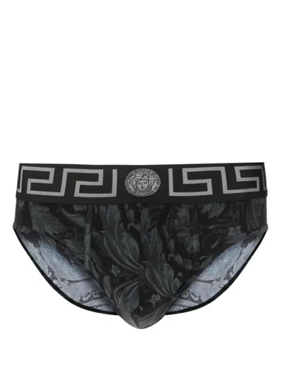 Versace Underwear In Black/grey