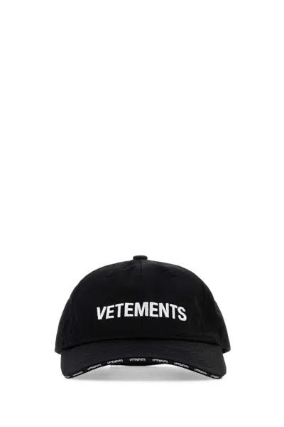Vetements Hats In Black