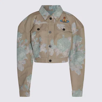 Vivienne Westwood Multicolor Cotton Casual Jacket In Roses