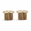 GUCCI Wood Jasper Stone Cufflinks