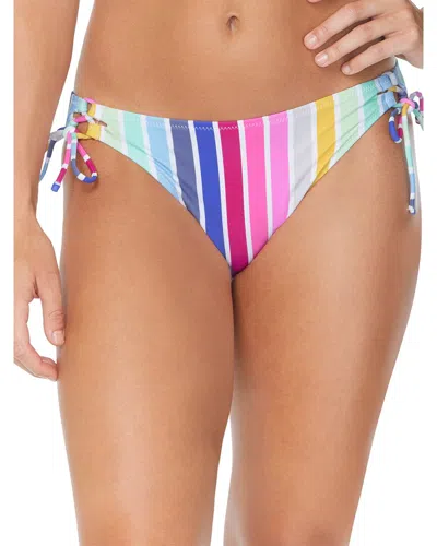Raisins Juniors' Sweet Side Striped Bikini Bottoms In Multi Color