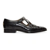 GUCCI GUCCI BLACK THESIS LOAFERS,483979 D3V00