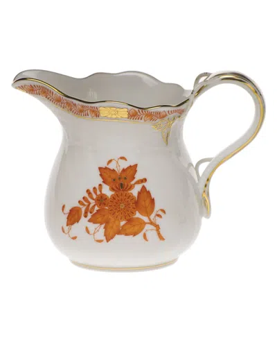 Herend Chinese Bouquet Rust Creamer