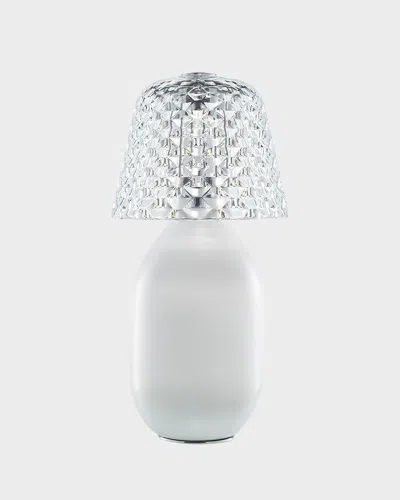 Baccarat Baby Candle Lamp, White