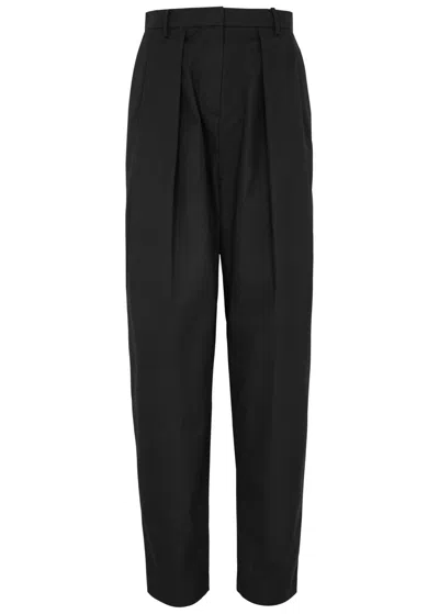 Magda Butrym Black Tapered Trousers