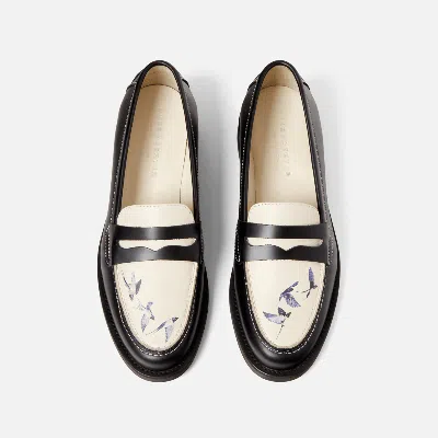Duke & Dexter Women's Wilde Swallow Penny Loafer - Women's In Black