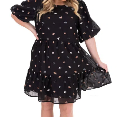 Entro Before I Loved You Mini Dress In Black