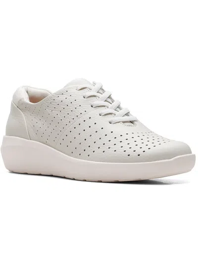 Clarks Kayleigh Aster Womens Gym Running Casual And Fashion Sneakers In White