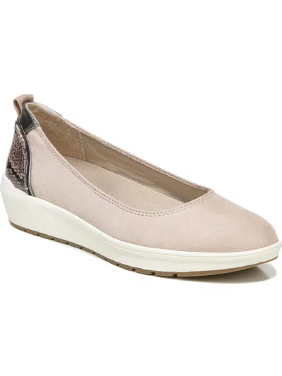 Naturalizer Harris Womens Lifestyle Wedges Slip-on Sneakers In Gold