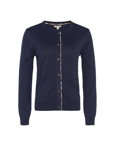 Barbour Cardigan  Woman Color Blue In Ny73