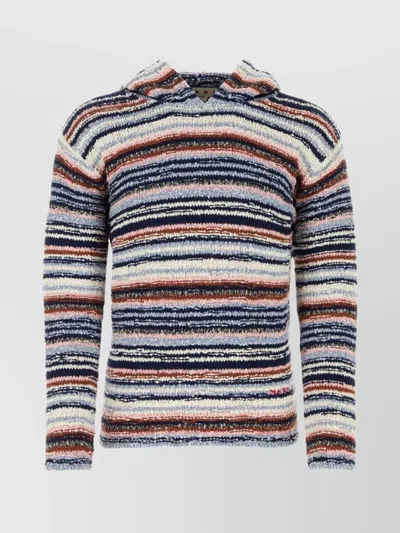 Marni Hooded Sweater In Multicolor