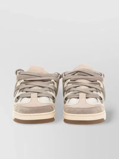 Represent Bully Beige Suede And Leather Skate Low Sneaker - Bully