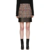 ALEXANDER MCQUEEN Multicolored Tweed Mini Skirt