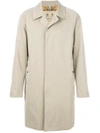 Burberry The Camden Longline Car Coat In Neutrals